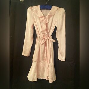 Bardot juniors size 12 pink silky dress